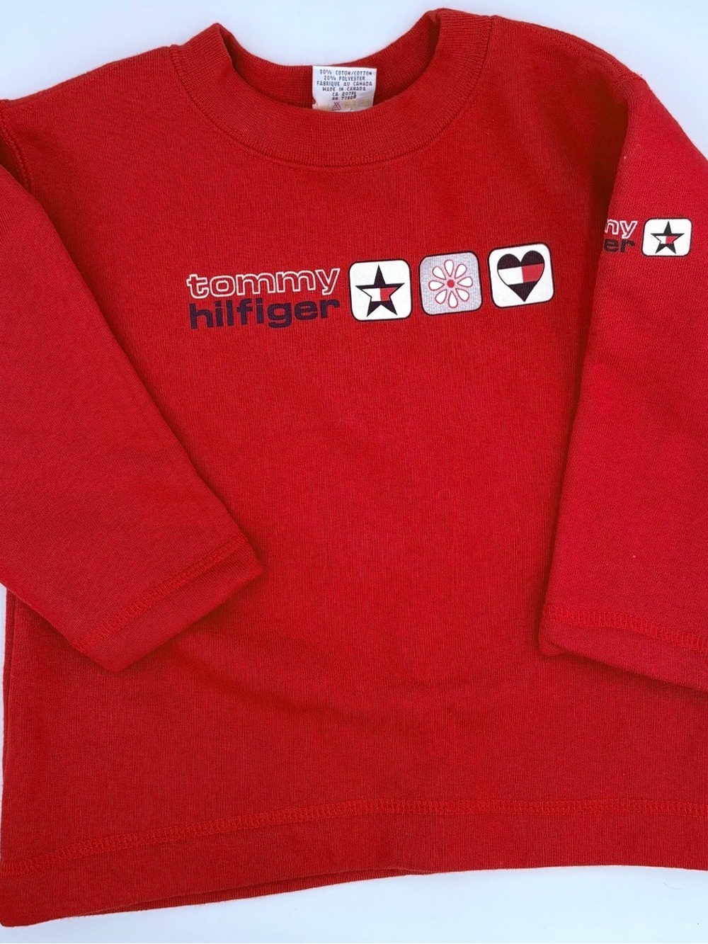 Tommy Hilfiger Kids Red Graphic Sweatshirt